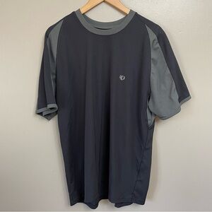 Pearl Izumi Mens shirt XL Cycling Jersey style 1833 black grey